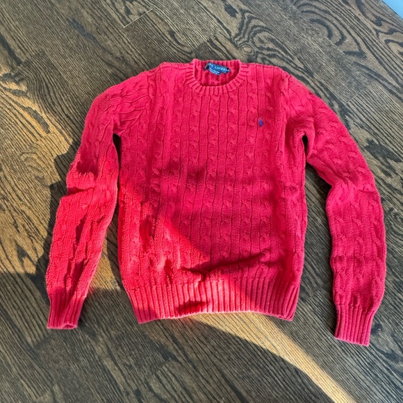 Ralph Lauren Women's Cable Knit Sweaters - Red, Pink, Purple, Teal, White - Picture 11 of 16